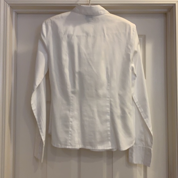Ann Taylor LOFT white button down shirt - Picture 2 of 2